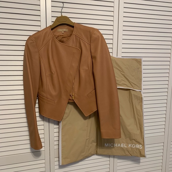 Michael Kors COLLECTION plongé leather jacket - Picture 6 of 7